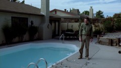 Jesse drops by Walt's house.