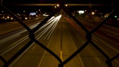 Timelapse of a highway.