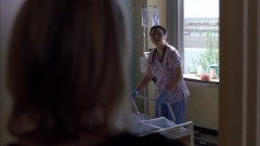 Skylar visits Ted in the hospital.