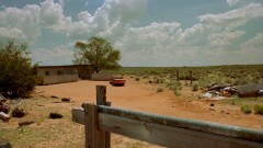 Tuco is back at his desert shack.