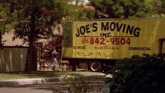 Quick shot of the movers taking Jesse's stuff.