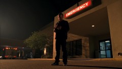 Jesse rushes to the hospital.