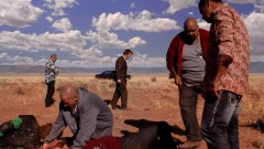 Tuco takes Saul and the skaters out to the desert.