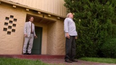 Saul goes to Chuck's house.