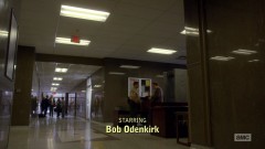 Flashback to last season's finale, Saul is at the courthouse