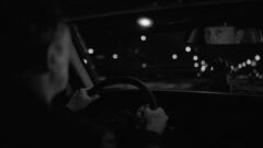 The hustler takes a cab ride home